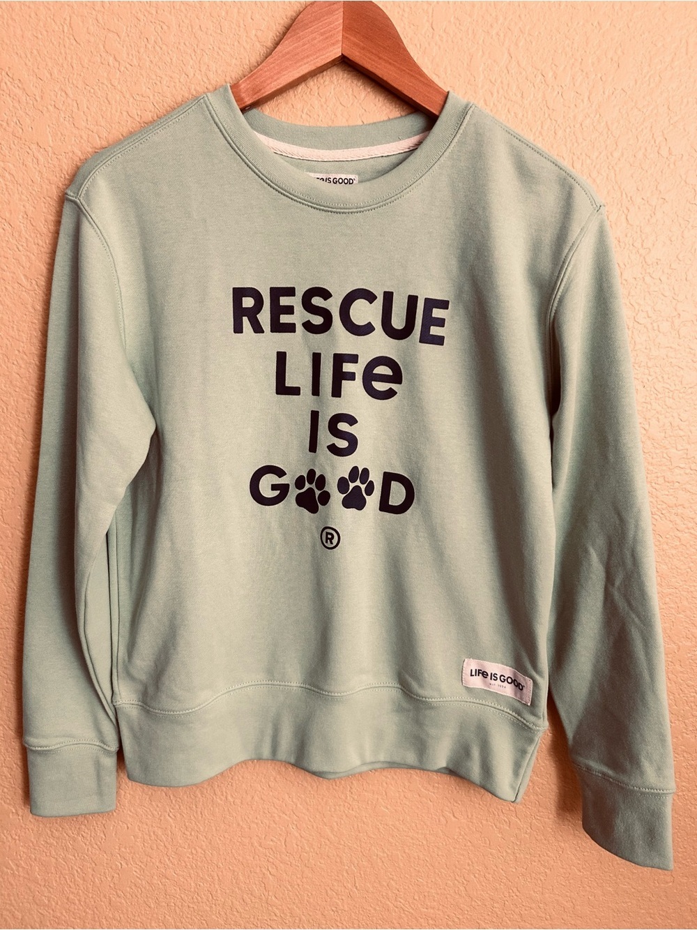 Life Is Good Rescue Crewneck Sweatshirt